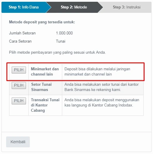 Deposit Bitcoin di Alfamart